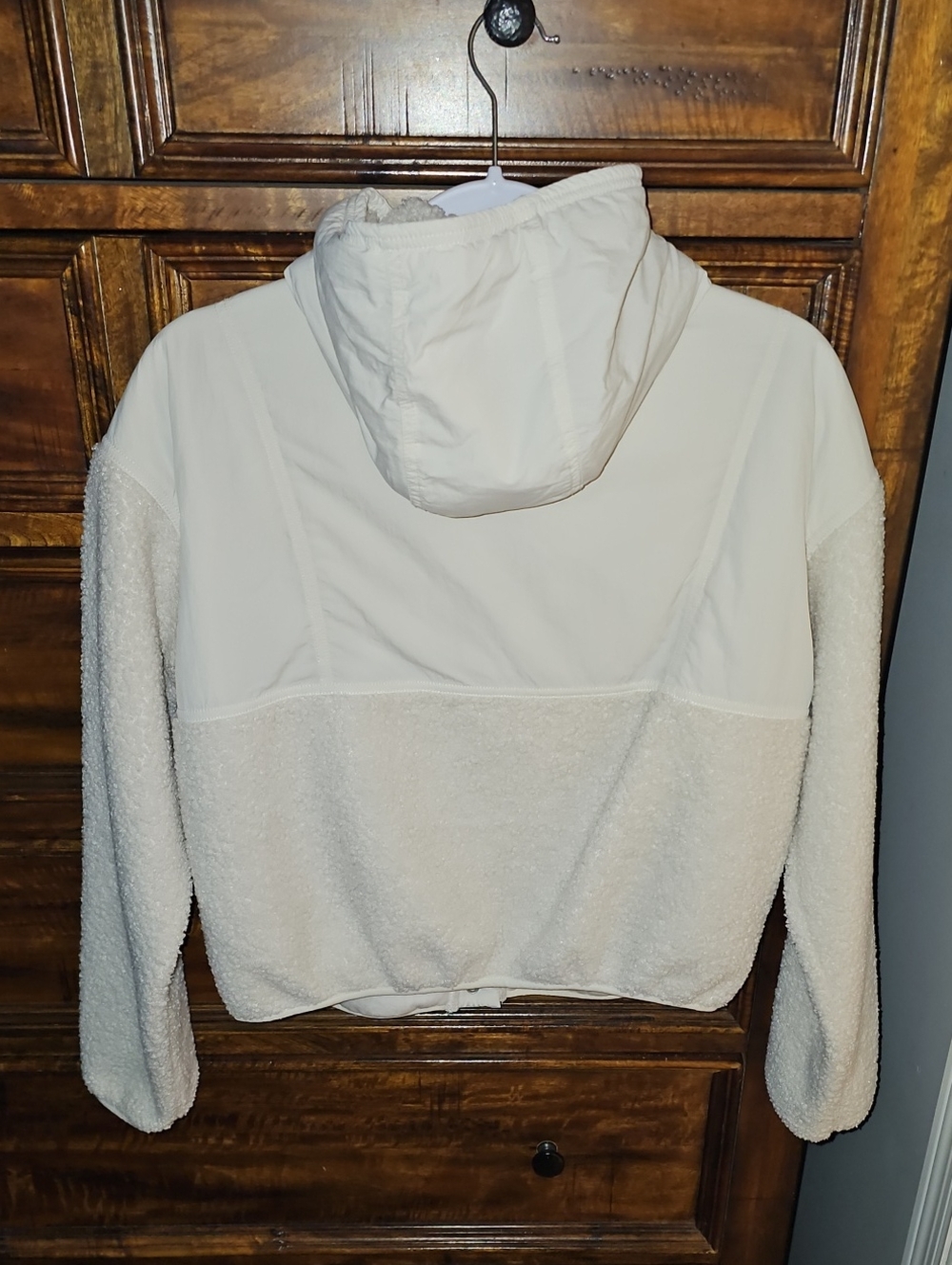 OFFLINE By Aerie Womens XS Super Cute Jacket!! Ivory And Fleece! Nwots - Picture 7 of 9